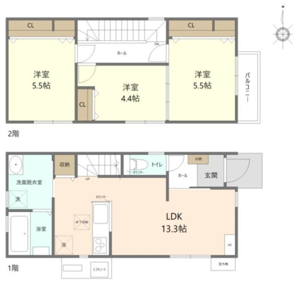 【間取り】 | Enisia Ⅱ