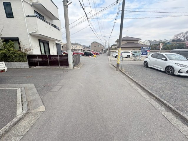 川越市仙波町2丁目　新築分譲　東武東上線『川越駅』徒歩11分　【仙波小学区】の前面道路含む現地写真
