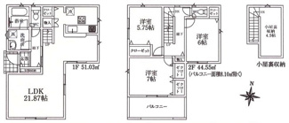 【区画図】 | 川越市仙波町2丁目　新築分譲　東武東上線『川越駅』徒歩11分　【仙波小学区】