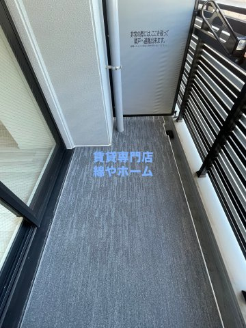 S-RESIDENCE難波大国町Tresのバルコニー|外からの目が気にならないバルコニーで洗濯物が干せます