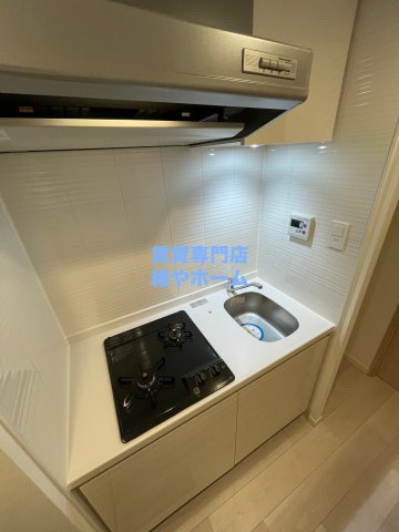 S-RESIDENCE難波大国町Tresのキッチン|コンパクトなキッチンで掃除もラクラク