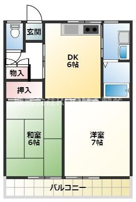 ピュアコート高橋の間取り
