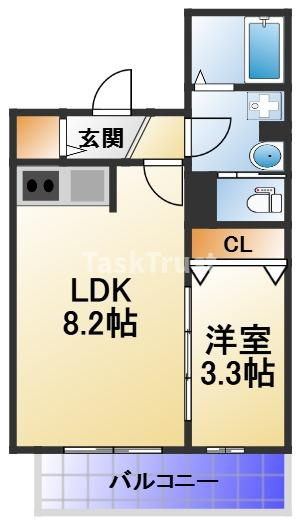 【間取り】 | レジデンスコート森ノ宮