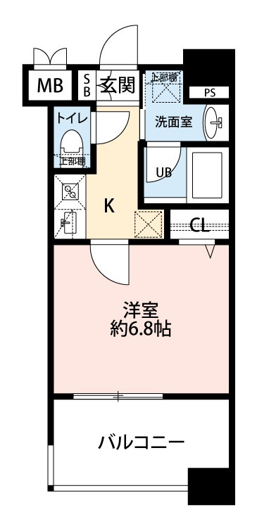 ラ・シック　サヴォイ　5階の間取り