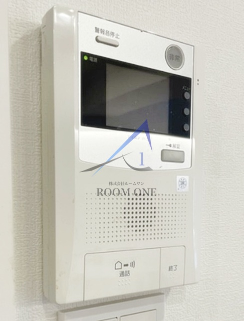 グローイン新宿御苑のセキュリティ|モニター付きインターホンです。