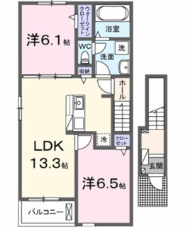 【間取り】 | カーサ　Ｋ　スワンⅠ
