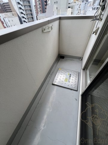 サンクチュアリ北梅田のバルコニー
