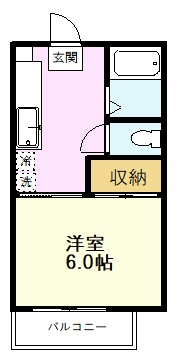 【間取り】 | コーポ富士（国分寺市）