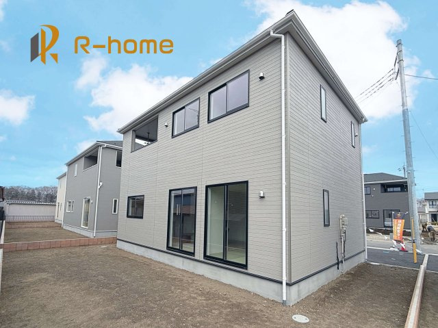 常陸大宮市姥賀町第3　新築戸建て　2号棟の外観|建物完成いたしました！ご予約で『平日』や『夕方』などでもご見学可能です！