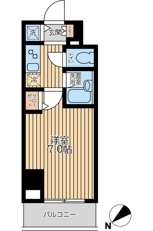 エマーレ行徳 の間取り