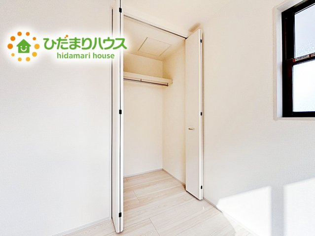 【収納】 | 石岡市府中第1　新築戸建　2号棟 | クローゼットタイプの収納は荷物がどこにあるかすぐに見つかります！