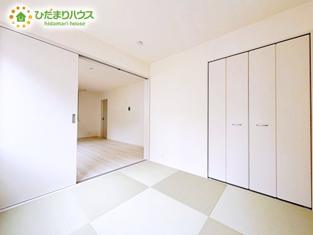 【和室】 | 石岡市府中第1　新築戸建　2号棟 | 赤ちゃんスペースや客間など、多彩な用途で使用できる和室☆