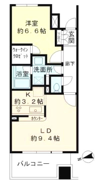 台東区東上野４丁目の賃貸マンションの間取り