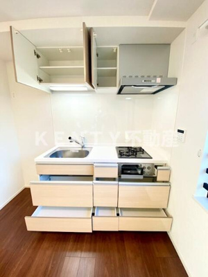 【キッチン】 | ベルシードステアー品川荏原 | きれいなキッチンです