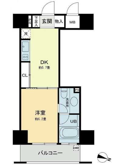 【間取り】 | ベルファース本郷弓町