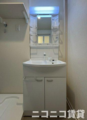 【独立洗面台】 | ハーモニーテラス柳原Ⅴ | 別号室イメージの為、現状を優先致します。