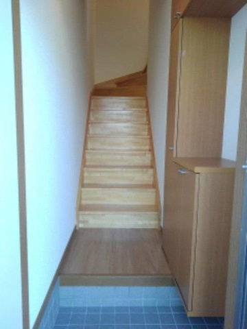 ベリエハウスの玄関|明るい玄関です