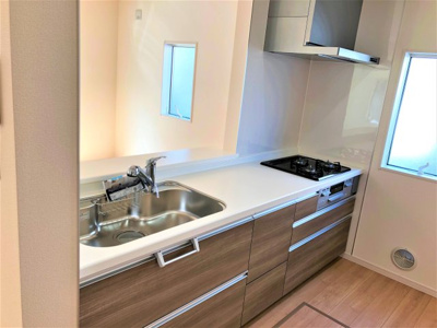 【キッチン】 | リーブルガーデン斑鳩町龍田3丁目 3期 全2棟 1号棟 | 施工例写真