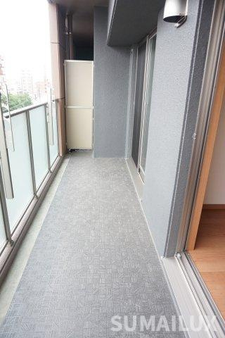 熊本市中央区渡鹿７丁目の賃貸マンションのバルコニー