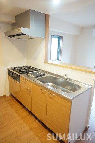 熊本市中央区渡鹿７丁目の賃貸マンションのキッチン