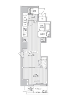 【間取り】 | トモヤレジデンス蔵前 | 間取りです。