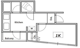 【間取り】 | イーグルハウス亀戸 | 間取りです。