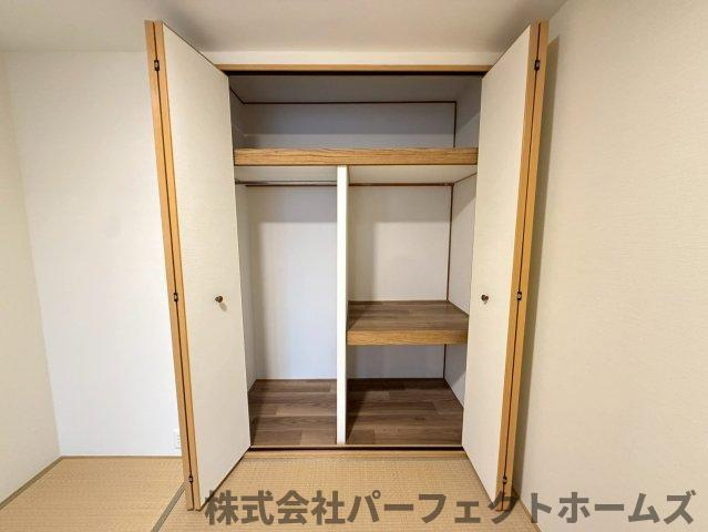 寝屋川サンハイツA棟の収納|専用の収納スペースです