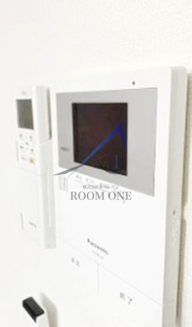 Ｇｌｕｃｋ江原町のセキュリティ|モニター付きインターホンです。