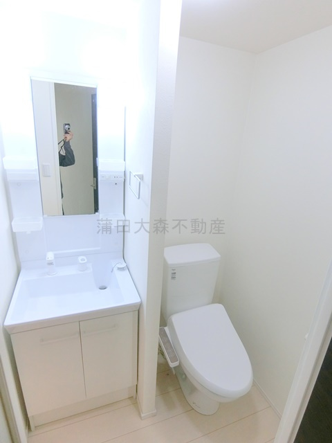 カーサパーチェ糀谷の洗面所|洗面所　独立洗面台　