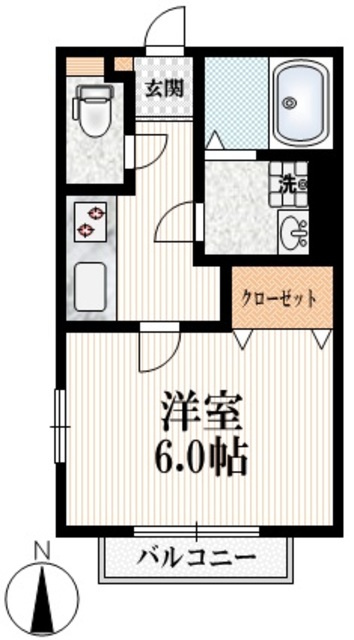 ＣＯＳＹの間取り|★南向き角部屋★