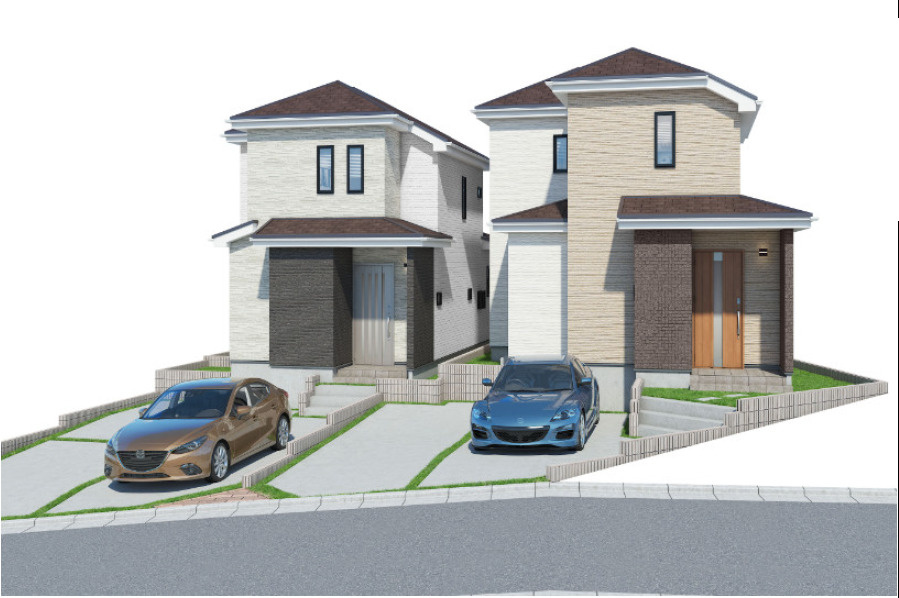 ハートフルタウン与那原町与那原　全2棟　A号棟の外観|2026/2/28　現地写真