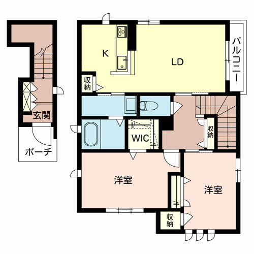 【間取り】 | シャーメゾン川西