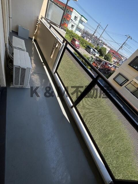 センターパーク新柏Ａ棟（Ｅ－２０７Ａ）のバルコニー|陽当たり良好なバルコニーです