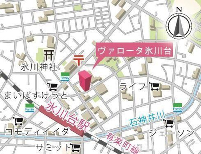 【地図】 | ヴァロータ氷川台