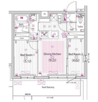 【間取り】 | ガーラ・パークヒルズ町田 | 間取りです。