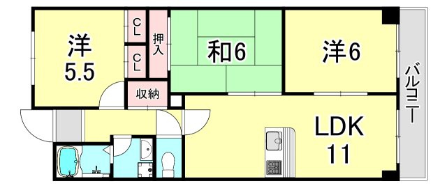 ヴェルドミールカミロクの間取り