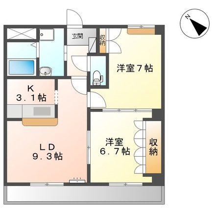 フォレストカワハラの間取り