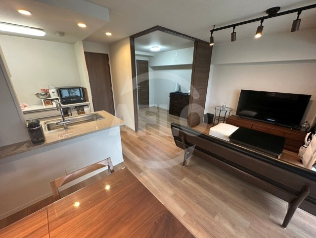 サンクレイドル大手前　中大江小学校区の居間・リビング|サンクレイドル大手前　リビング