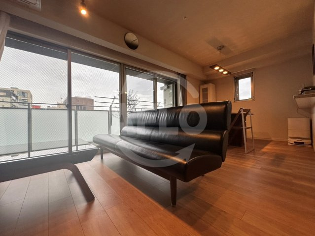 サンクレイドル大手前　中大江小学校区の居間・リビング|サンクレイドル大手前　リビング