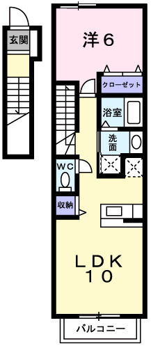 プラッツくみのきの間取り