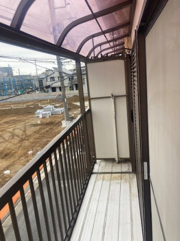 東栄コーポのバルコニー