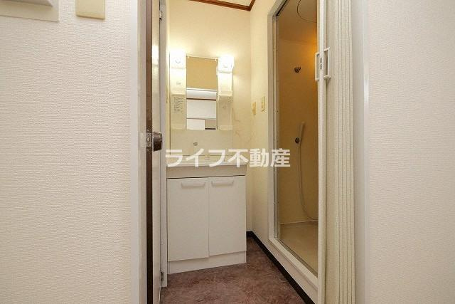 プランドール90の洗面所|スペースが確保できる洗面所です