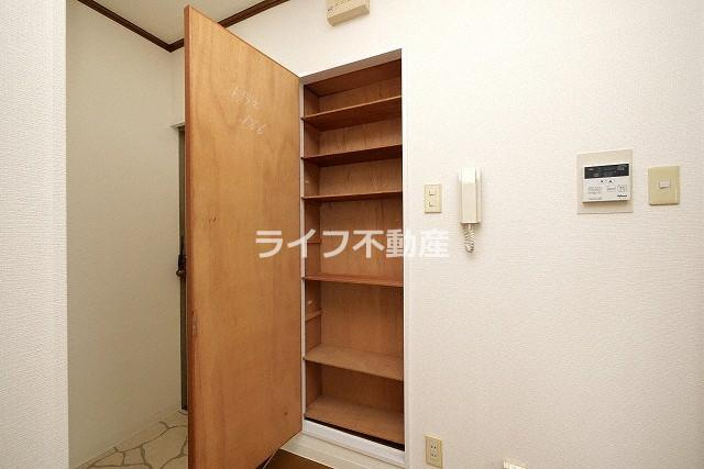 プランドール90の収納|専用の収納スペースです