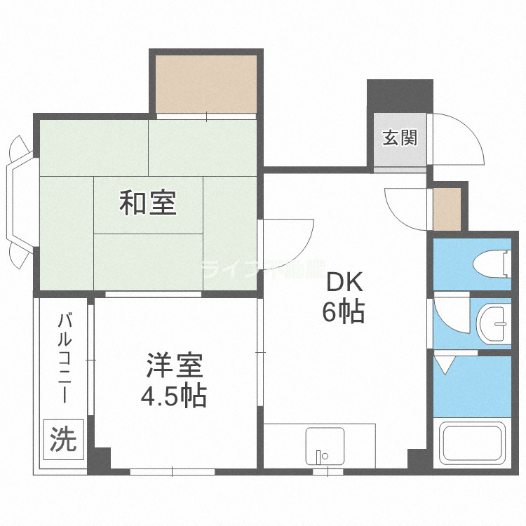 プランドール90の間取り