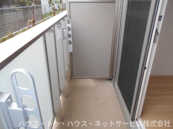アゼリア松戸のバルコニー