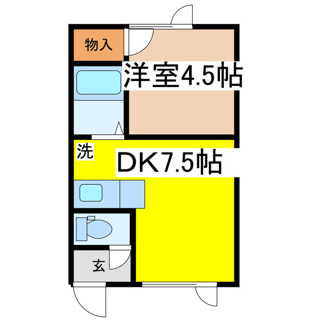 アーバンエステートYSの間取り