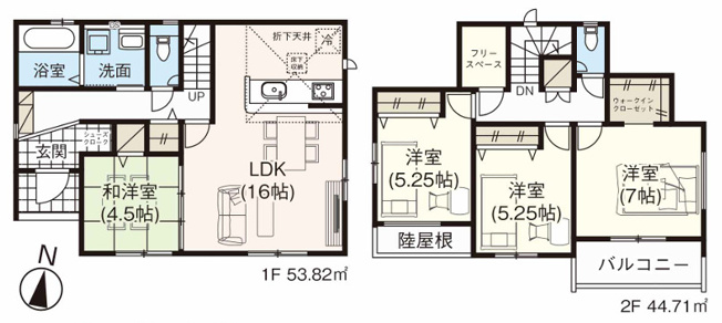 【間取り】 | グラファーレ倉敷市中庄団地 (全3棟)