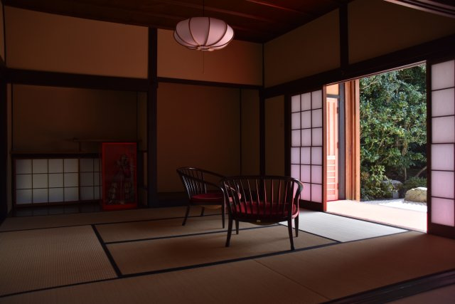 吉田神社近く 学者が愛した庭屋一如の平家の和室