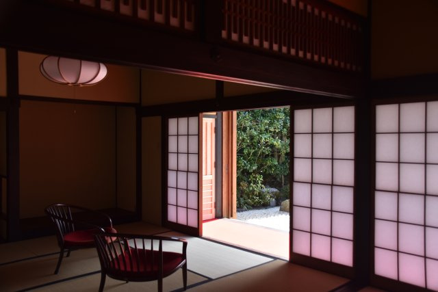 吉田神社近く 学者が愛した庭屋一如の平家の和室