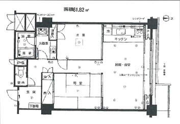 フジタ第7箱根マンションの間取り